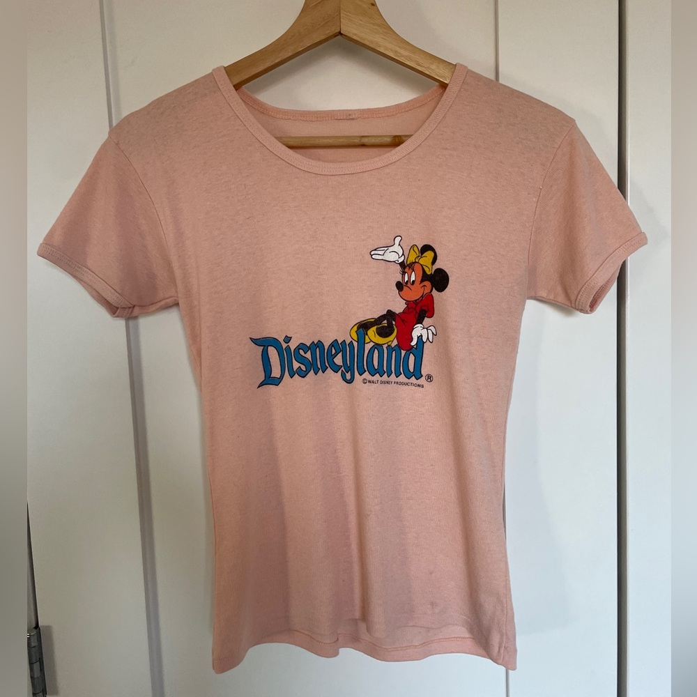 1970s Vintage Minnie Mouse Disneyland Graphic Tee